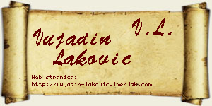 Vujadin Laković vizit kartica